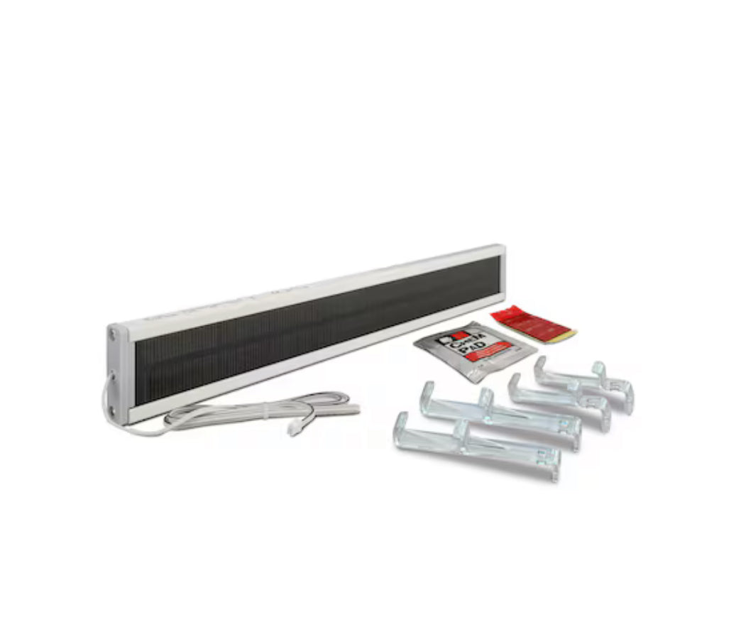 WireFree Li-Ion Solar Panel Kit (Includes Solar Panel, Brackets, and Glass Mount Adhesive) (9027294)
