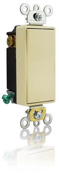 Momentary Decorator/Designer Switch, Single Pole (Ivory) (1800377)