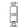 Decoflex Switch Plate 3 Channel, White (9018978)