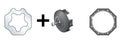 T6 70mm Octagonal Aluminum Drive Wheel (9018630)