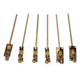 Universal 90 Nickel - 4 Hole - No Pivot - 7mm Hex Shaft (2004122)