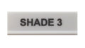 Decoflex Button, Large, White, "Shade 3" (9016526)