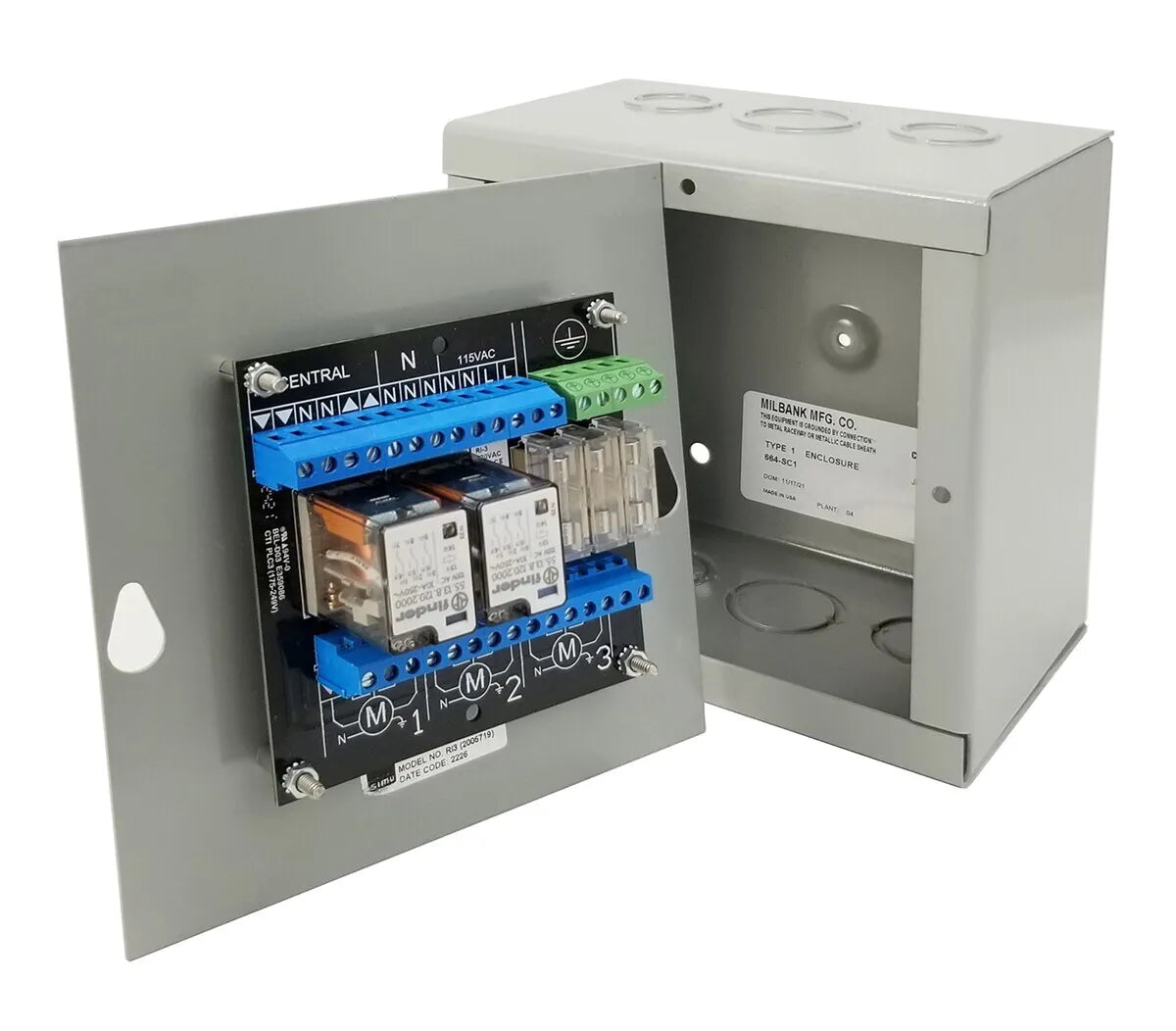 Relay 3 Motor - Metal Box (RI3M) (2005719)
