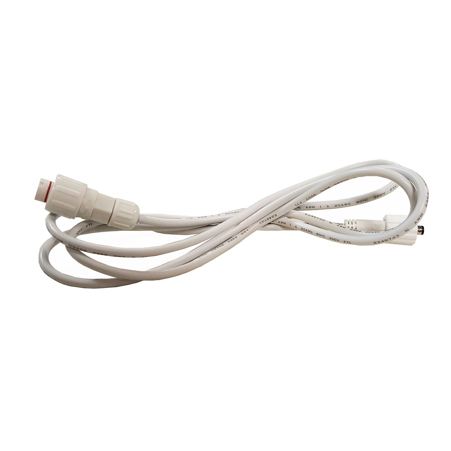 LED 5FT Cable White 20AWG Male (9019977)
