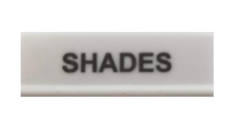 Decoflex Button, Large, White, "Shades" (9016445)