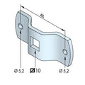 LS50 Bracket, 2 Holes M6 (9701240)