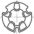 LT50 Wheel for Tube D71 (9751012)