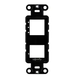 Decoflex Switch Plate 3 Channel, Black (9018984)