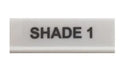 Decoflex Button, Large, White, "Shade 1" (9016520)