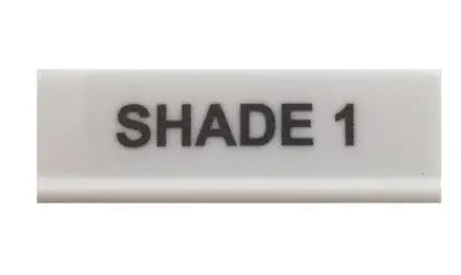 Decoflex Button, Large, White, "Shade 1" (9016520)