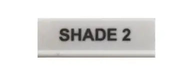 Decoflex Button, Large, White, "Shade 2" (9016523)