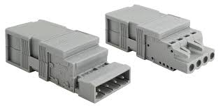 Grey Wago AC Quick Connector (4 Pins) (9027664)