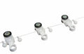 RippleFold Silent Runners 100% (White) (Quantity per Roll: 250)(Sold Individually) (9027593)