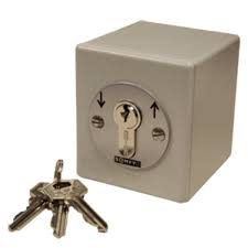 Heavy Duty Momentary Outdoor Key Switch (Surface Mount) (1800334)