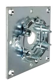 Motor Bracket with Spring Ring - Square (100mm x 100mm) (9763508)