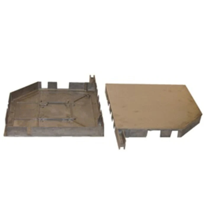 End - Caps 12" 300mm 45 Degree Mill Finish (2002837)